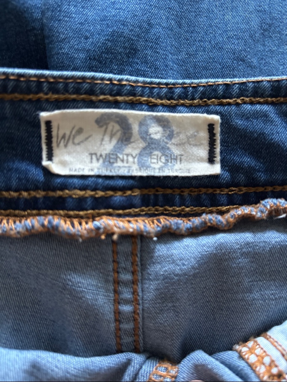Free People We The Free Just Float On Flare Jeans Side Zip Blue Size 28 - Picture 9 of 10